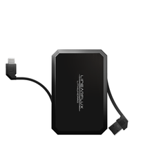 Load image into Gallery viewer, NEW LithiumCard PRO "iPhone 7 Black Edition" — with Apple Lightning connector