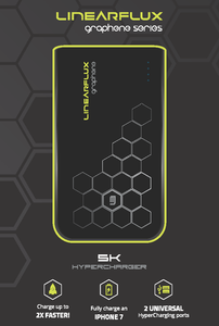 Graphene 5K HyperCharger with FREE TRITON 3-in-1 CABLE (APPLE, USB-C, microUSB)
