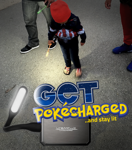 POKECHARGED LithiumCard PRO w/ Apple Lightning connector - includes FREE USB FAN AND LIGHT