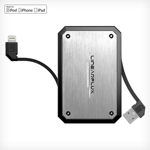 POKECHARGED LithiumCard PRO w/ Apple Lightning connector - includes FREE USB FAN AND LIGHT